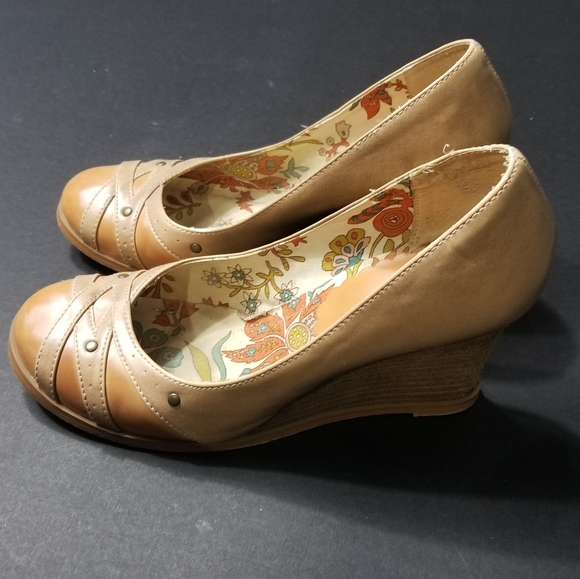 Rampage Retro Wedge Heels 10 - Picture 1 of 9